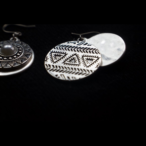 Lucky Brand Silver-Tone Coin Earrings - Picture 3 of 3